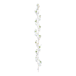 Guirnalda de flores de manzano decorativa, color blanco - 1