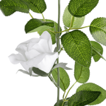 Artificial roses tendril 180 cm, white - 1