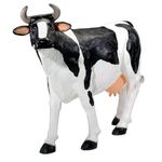 Vache déco 156 cm de haut, noir-blanc - 0