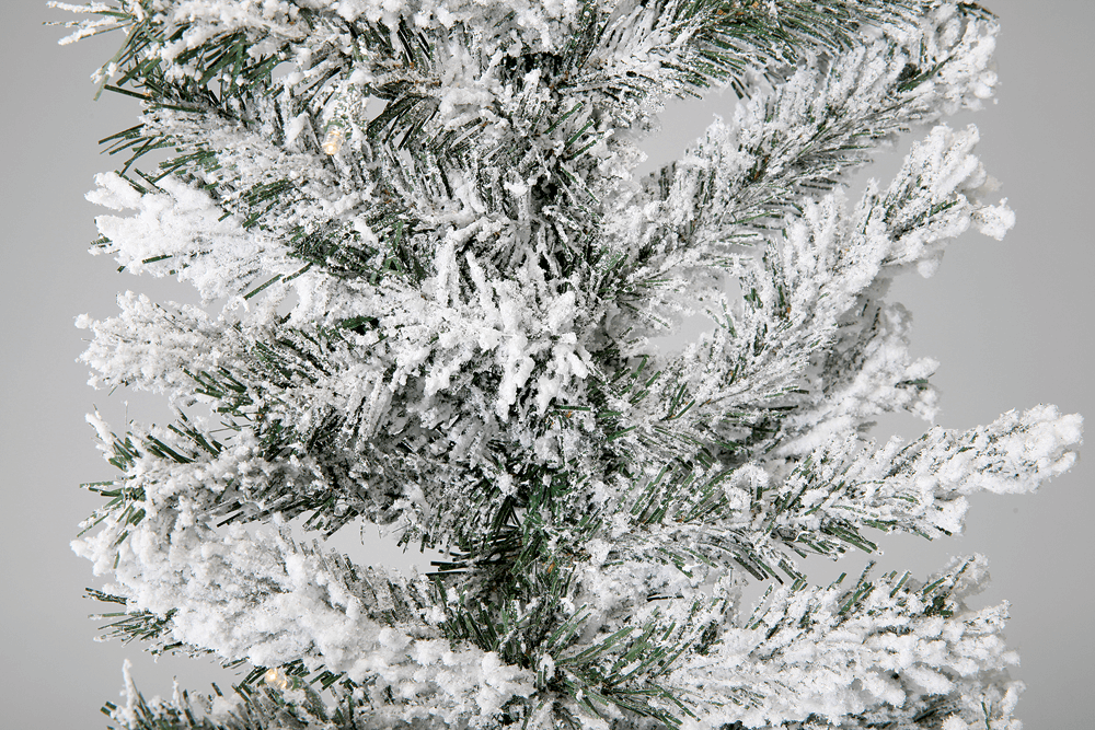 Guirnalda de abeto con copos, 270 cm, Ø 30 cm - 2 Guirnalda de abeto con copos, 270 cm, Ø 30 cm - 2