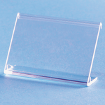 Acrylic L presenter horizontal, 52 x 34 mm - 0