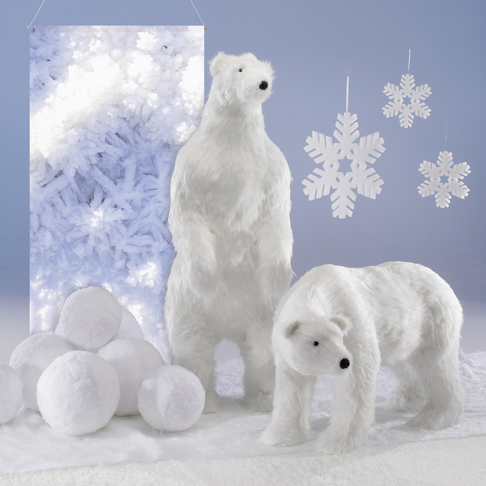 Decorative snowball Ø 30 cm - 1 Decorative snowball Ø 30 cm - 1