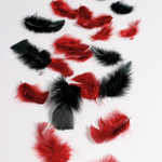 Decorative feathers black, 20 g - 3