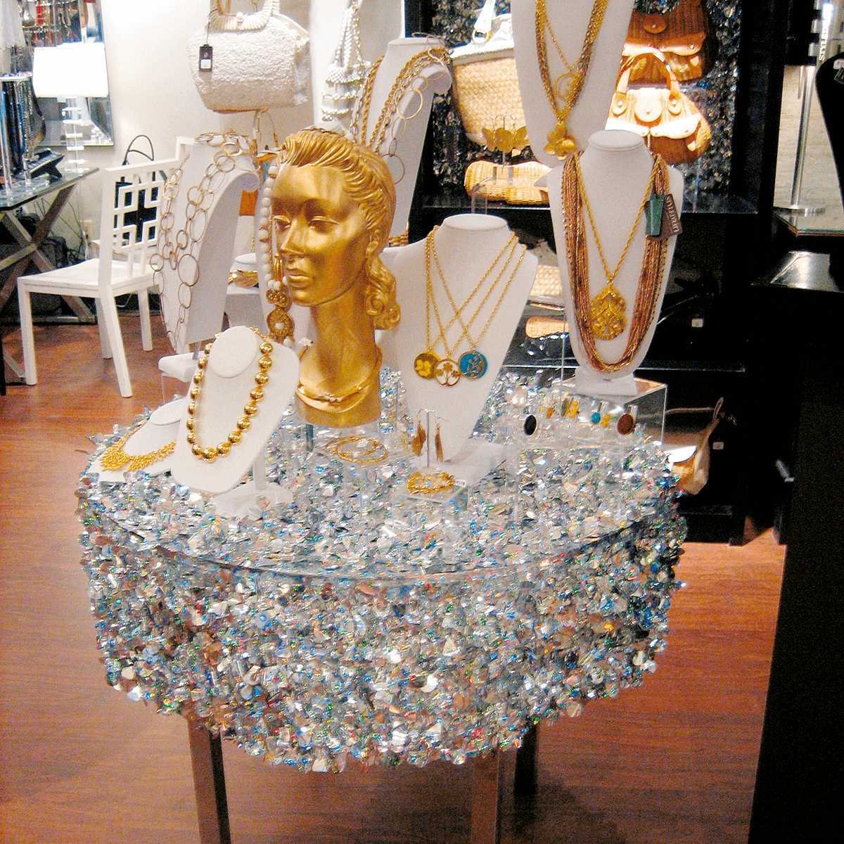 Stanzoptikfolie metallic 90 cm breit, silber - 10 Stanzoptikfolie metallic 90 cm breit, silber - 10