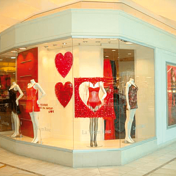 Feuille d'optique découpée métallisée 90 cm de large, rouge - 4