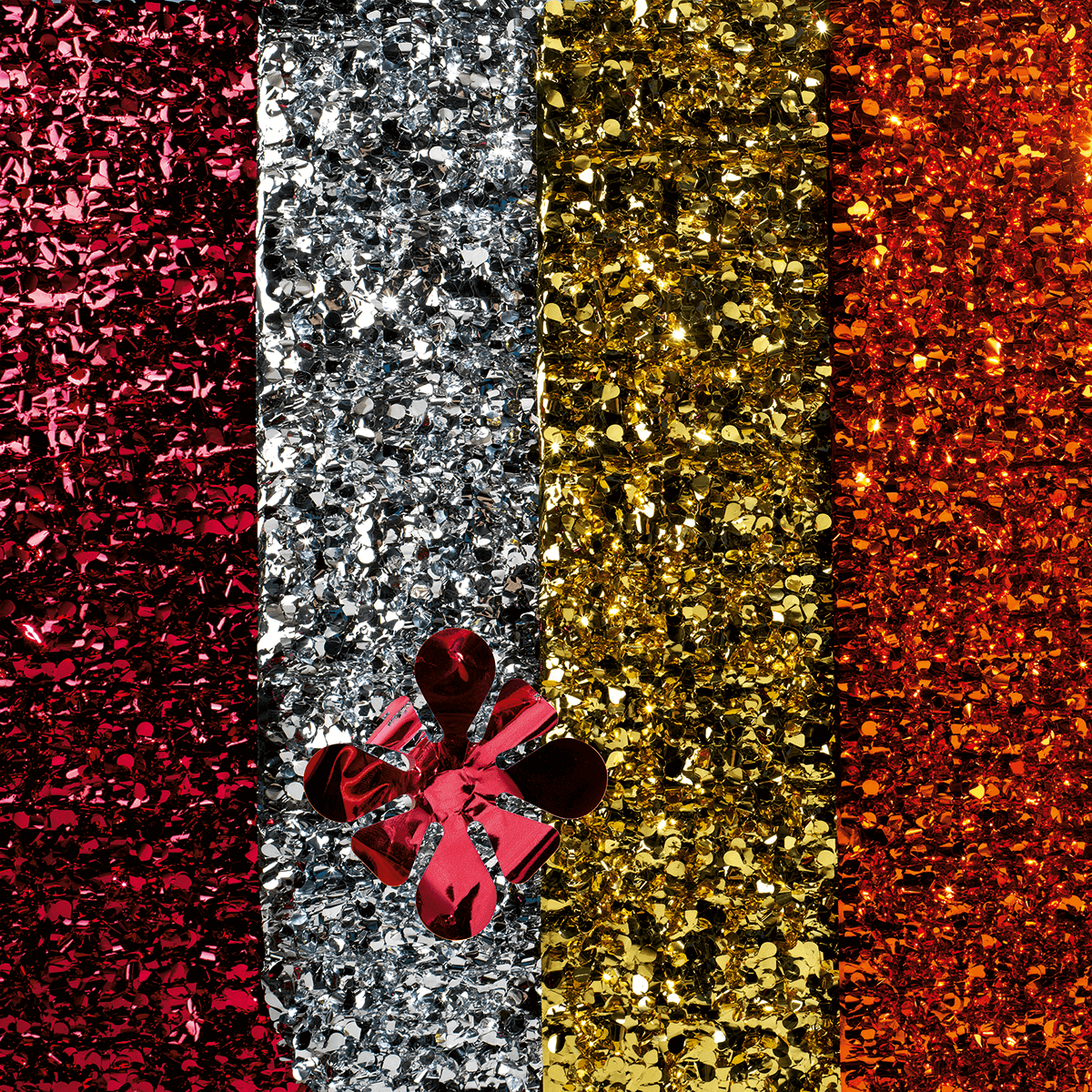 Feuille d'optique découpée métallisée 90 cm de large, rouge - 7