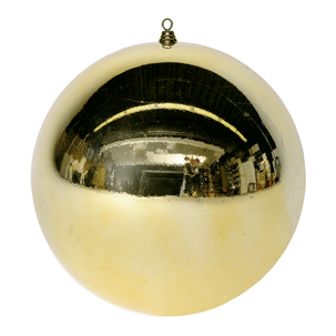 Christmas bauble XXL gold shiny, 50 cm
