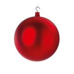 Weihnachtskugel XXL rot matt, 30 cm - 0