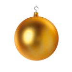 Weihnachtskugel XXL gold matt, 30 cm - 0