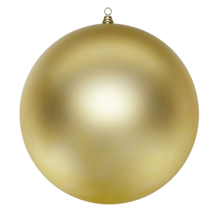 Weihnachtskugel XXL gold matt, 50 cm