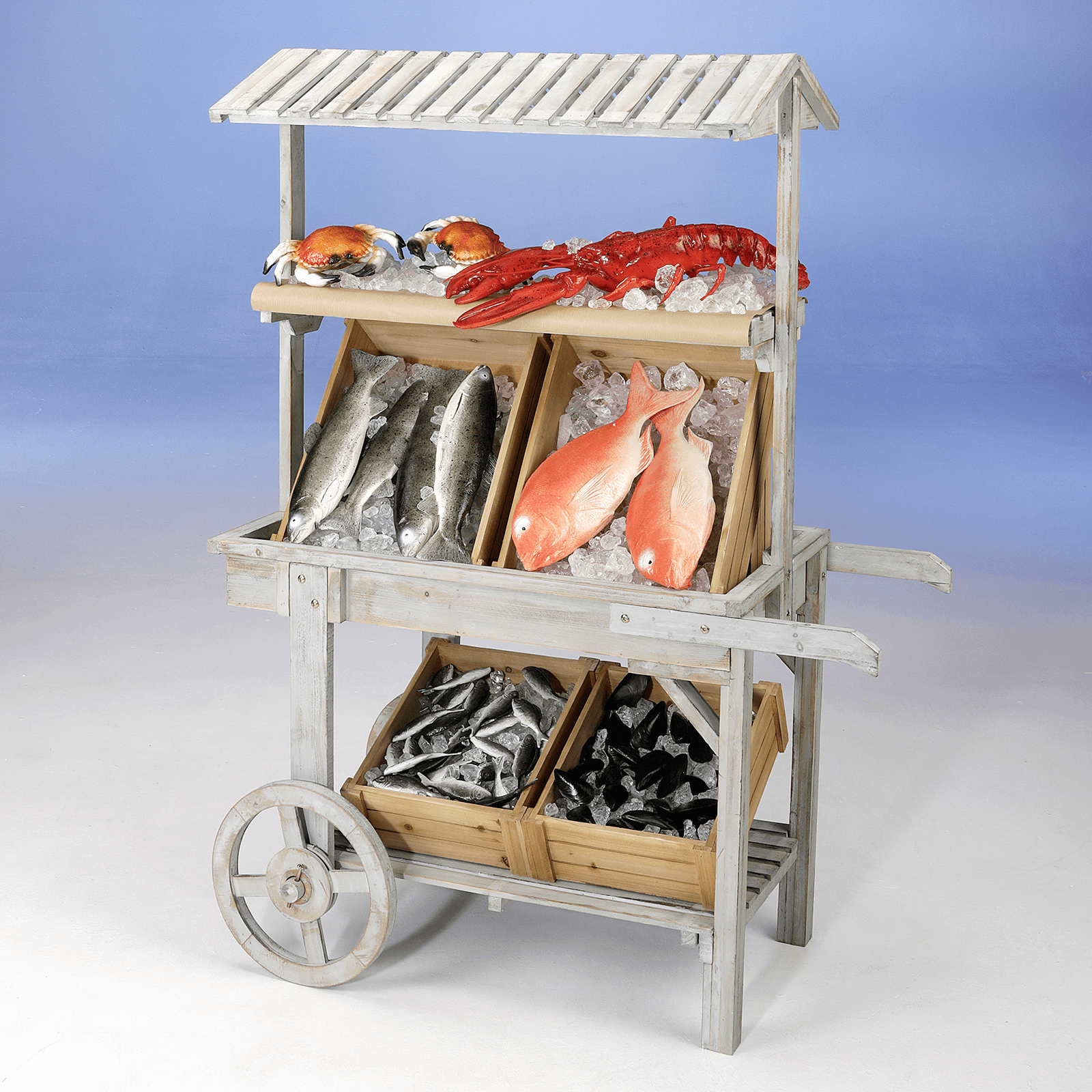 Krabbe Lebensmittel-Attrappe 20 cm - 3 Krabbe Lebensmittel-Attrappe 20 cm - 3