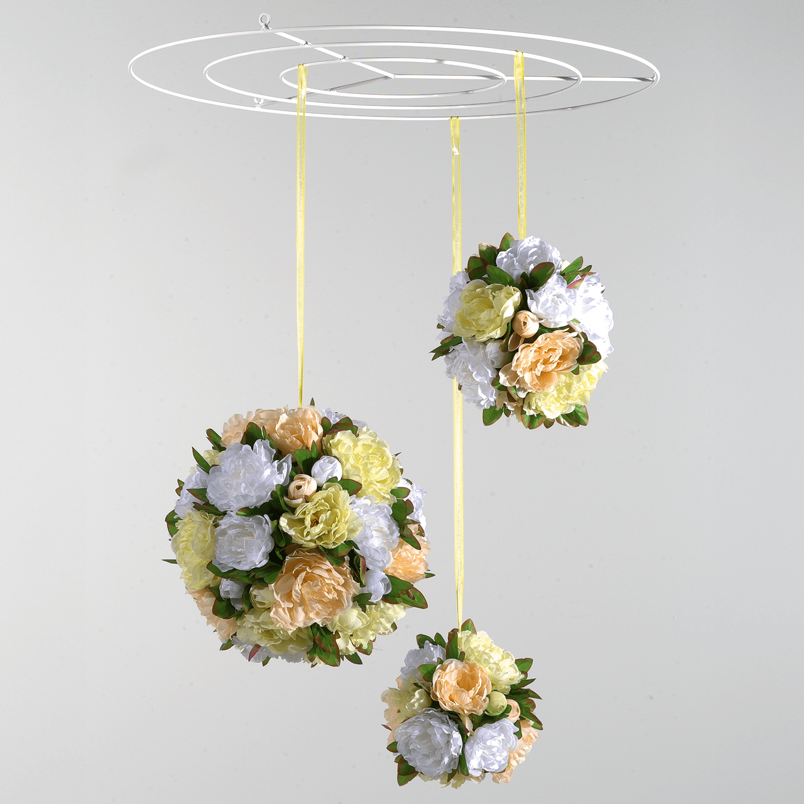 Treillis de plafond, anneau blanc Ø 40 cm - 2