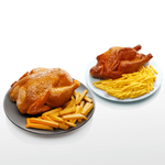 Chicken grilled food replica 23 cm - 3