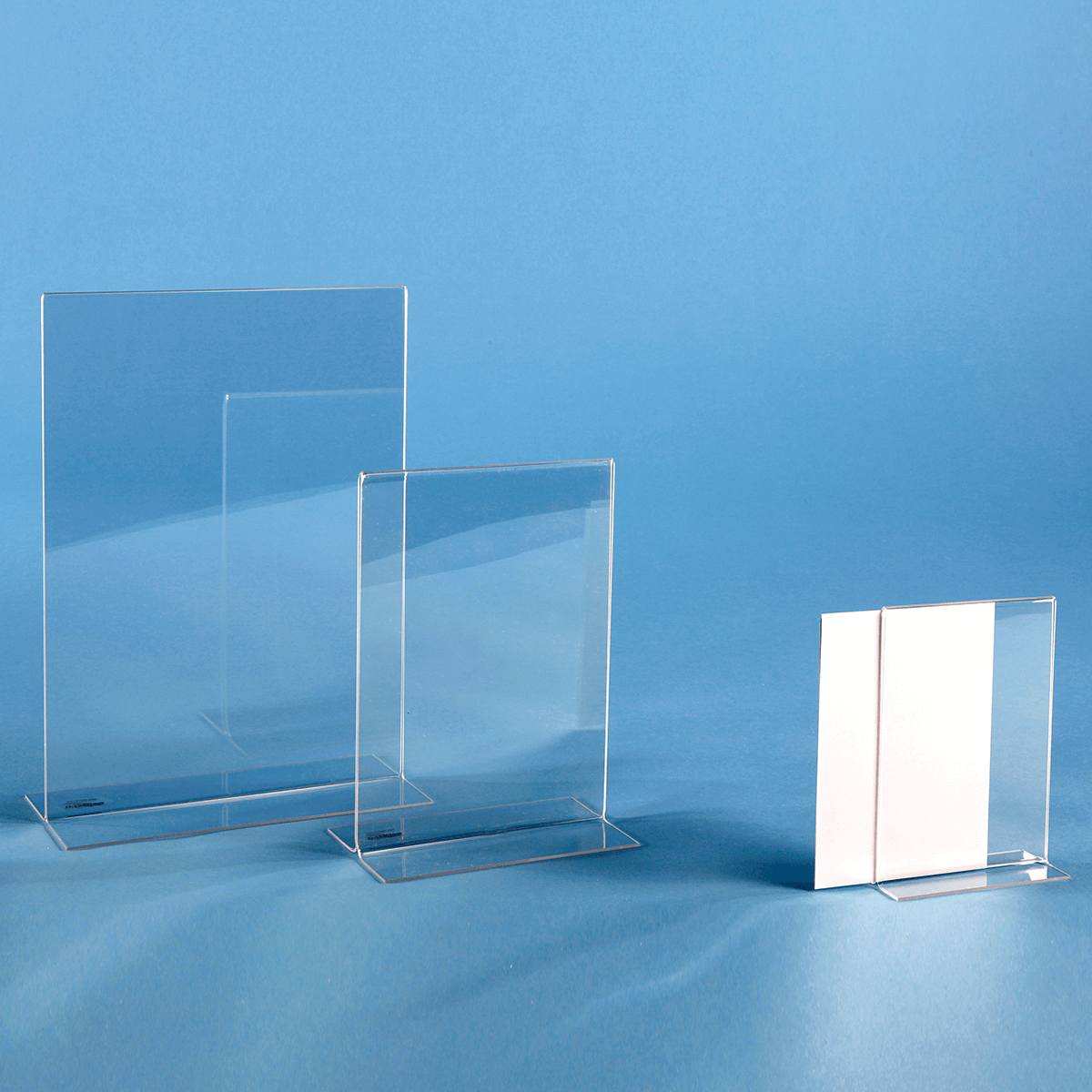 Tisch-Aufsteller, DIN A4, hoch - 2 Tisch-Aufsteller, DIN A4, hoch - 2