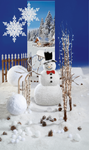 Snowman, height 120 cm - 3