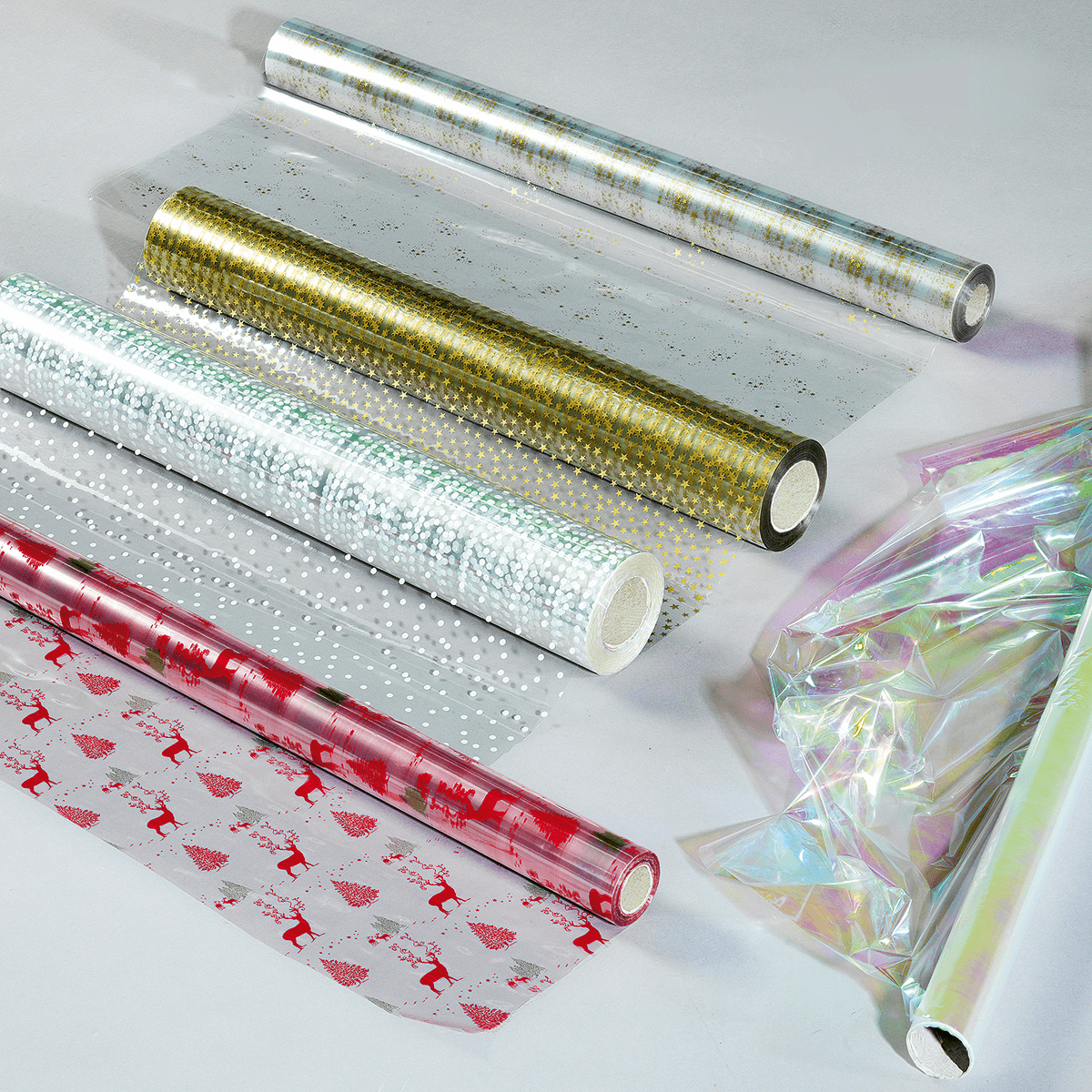 Gift foil Christmas motif 70 cm, 100 m - 3 Gift foil Christmas motif 70 cm, 100 m - 3