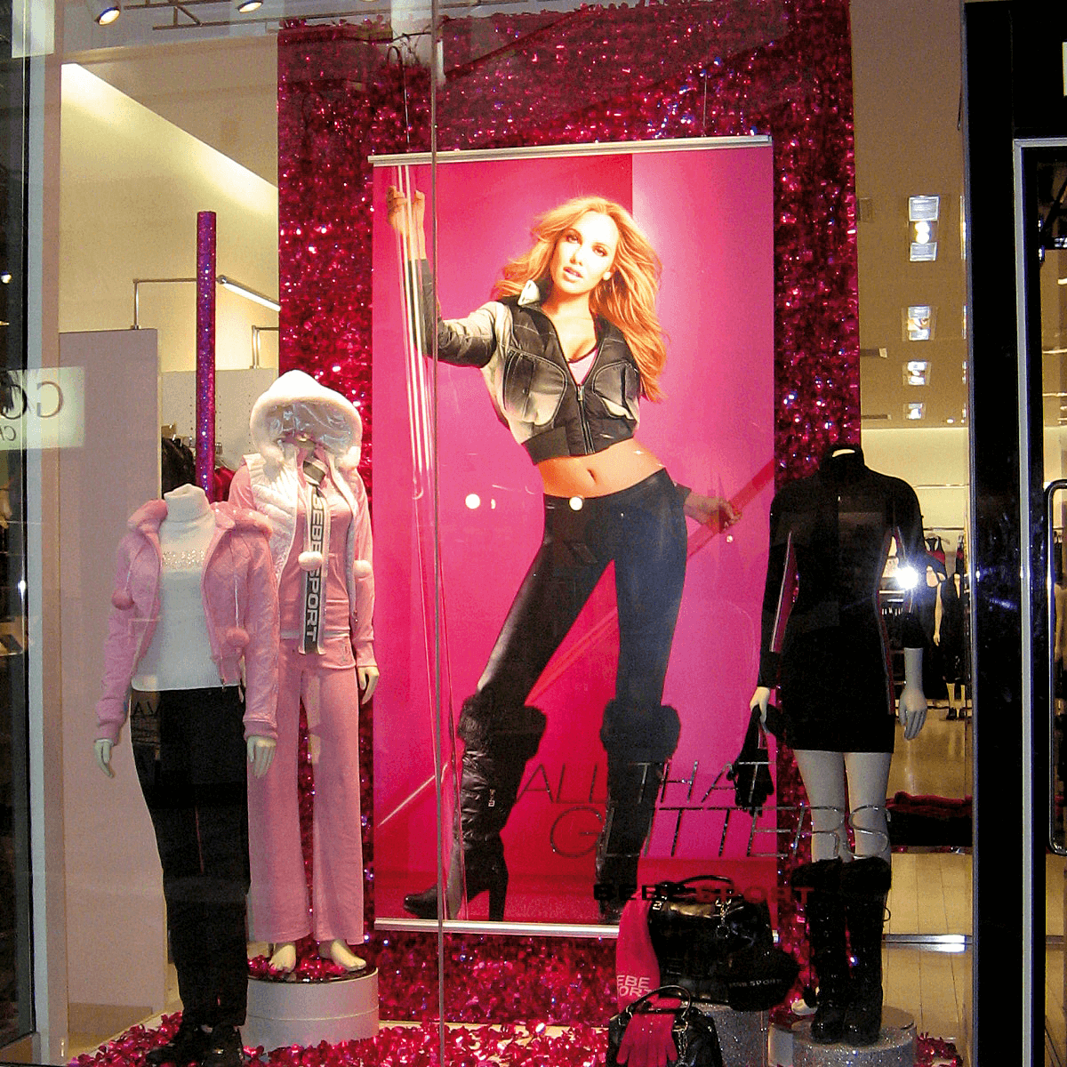 Die cut optic foil metallic 90 cm wide, pink - 7 Die cut optic foil metallic 90 cm wide, pink - 7