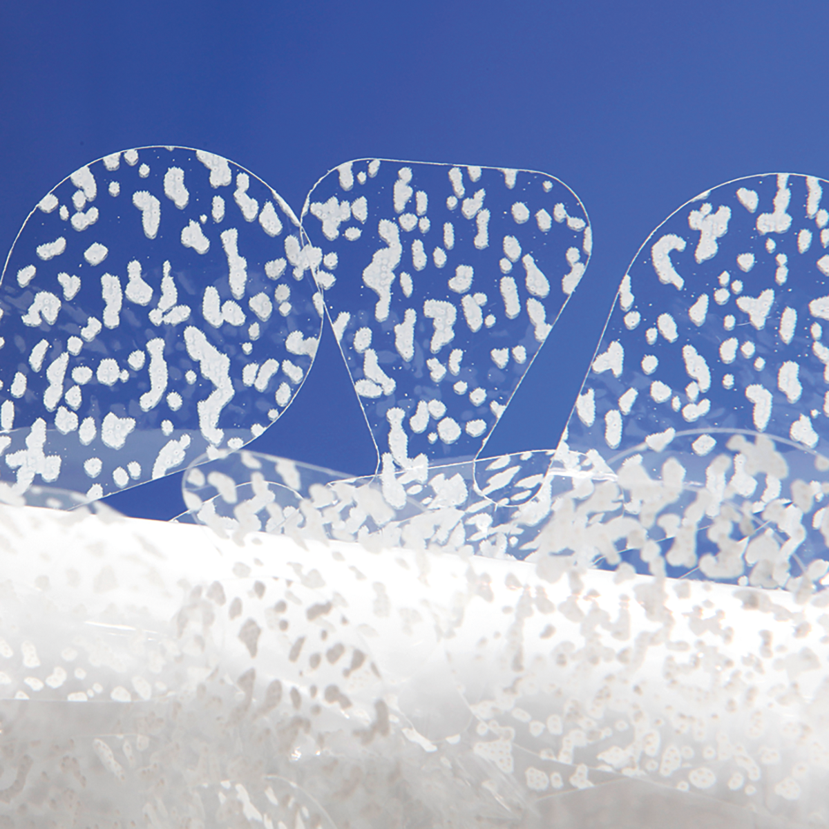 Foil "Punched out" transparent width 90 cm - 1 Foil "Punched out" transparent width 90 cm - 1