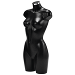 Kunststoff-Torso Dame 85 cm, schwarz - 0