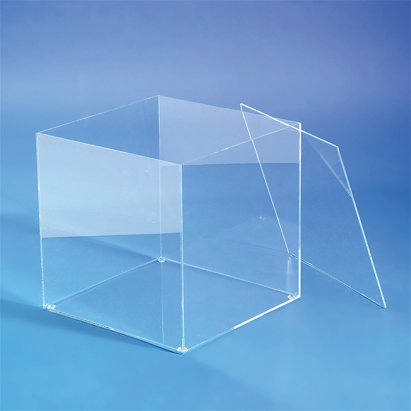 Caja cúbica con tapa 30 x 30 cm - 2 Caja cúbica con tapa 30 x 30 cm - 2