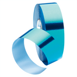 Banda metálica brillante, anchura 31 mm, color azul claro - 0
