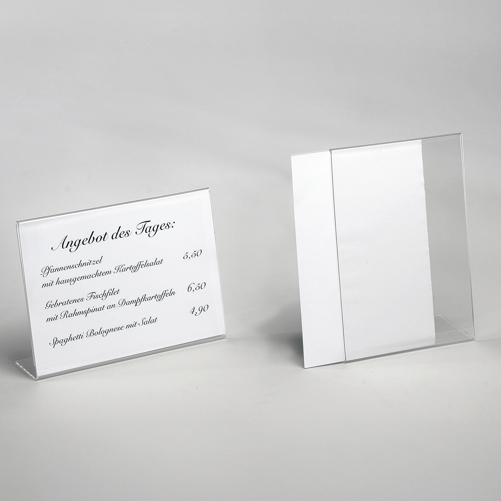 Expositor de mesa, DIN A5, formato horizontal - 3