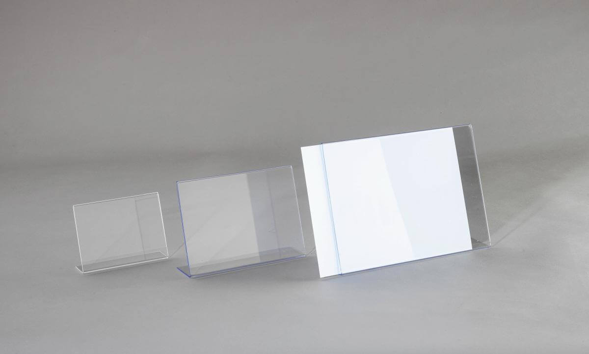 Tischaufsteller, DIN A5, quer - 4 Tischaufsteller, DIN A5, quer - 4