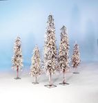 Snowy Artificial Alpine Fir Tree with LED 60 cm - 8