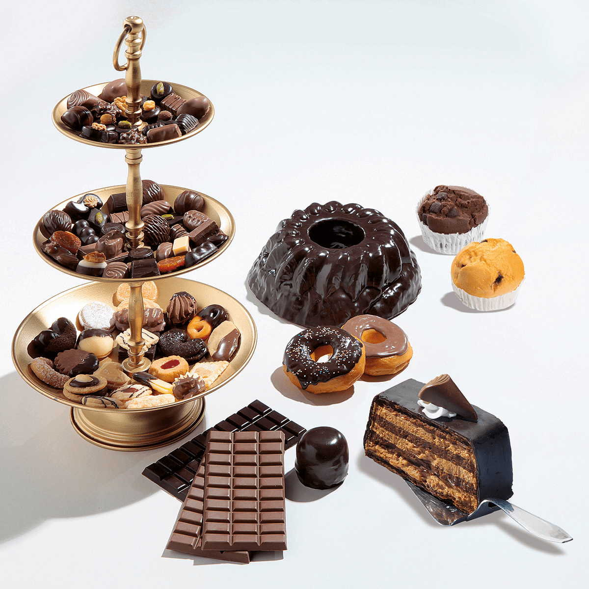 Pralines en chocolat aliment factice, 50 pces - 9