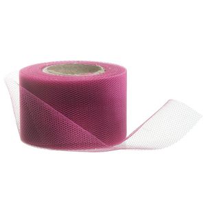 Ruban en tulle larg. 50 mm, pink