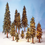 Künstlicher Tannenbaum Alpintanne mit LED 60 cm - 7