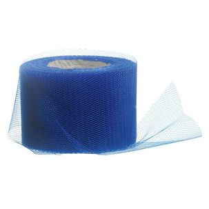 Tulle ribbon width 50 mm, dark blue