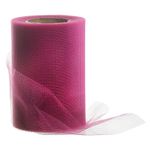 Ruban en tulle larg. 100 mm, pink - 0