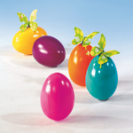 Decorative Easter egg yellow, 18 cm - 2