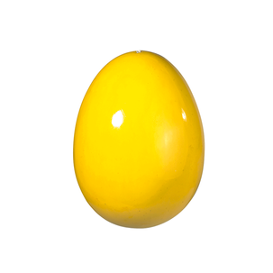 Oeuf de Pâques déco jaune, 18 cm