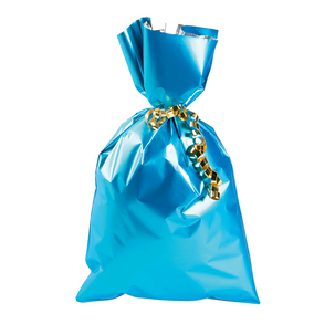 Bolsa de regalo, mate, azul claro, 20 x 35 cm