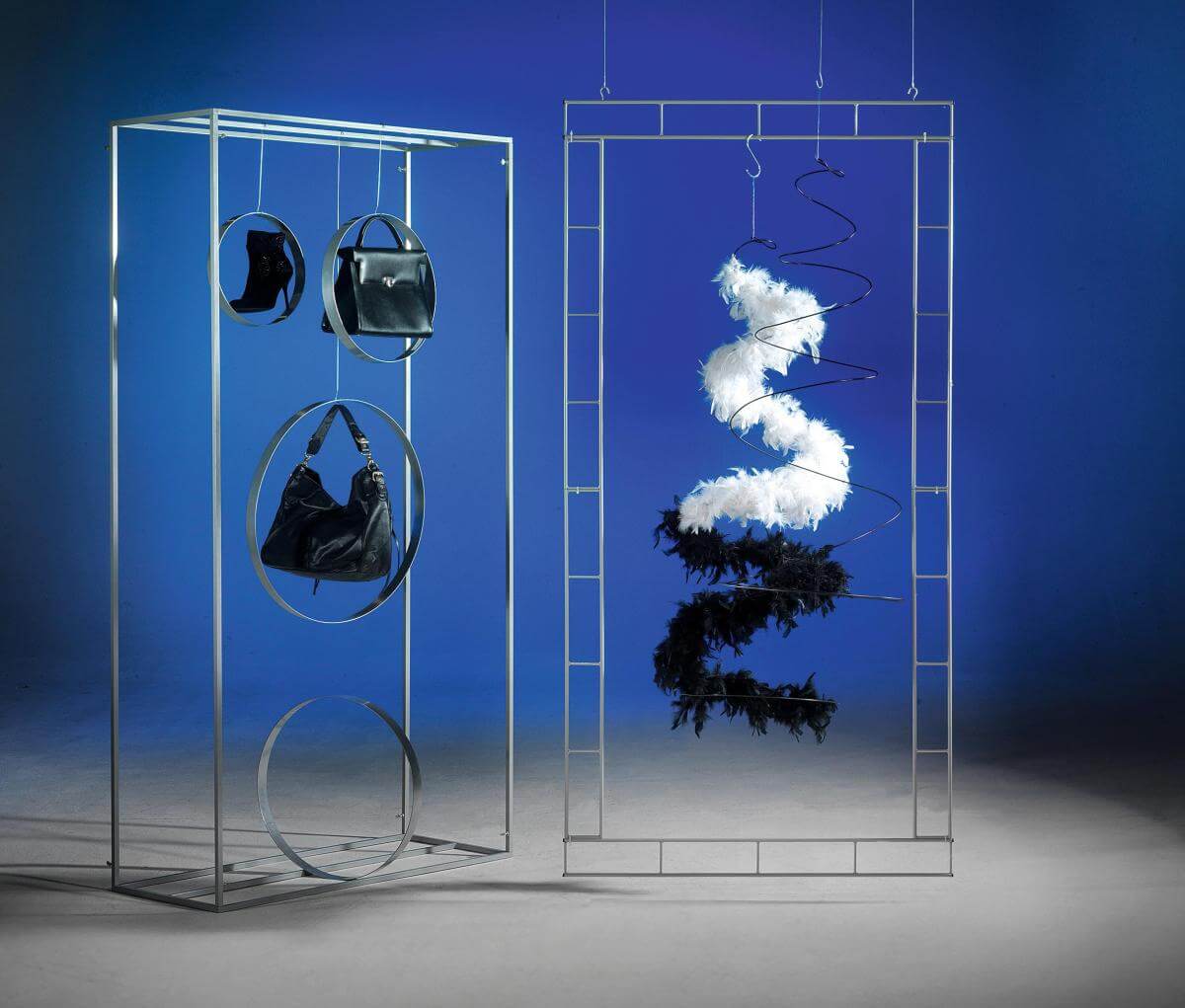 Marco decorativo de metal plateado de 200 cm de altura - 5 Marco decorativo de metal plateado de 200 cm de altura - 5