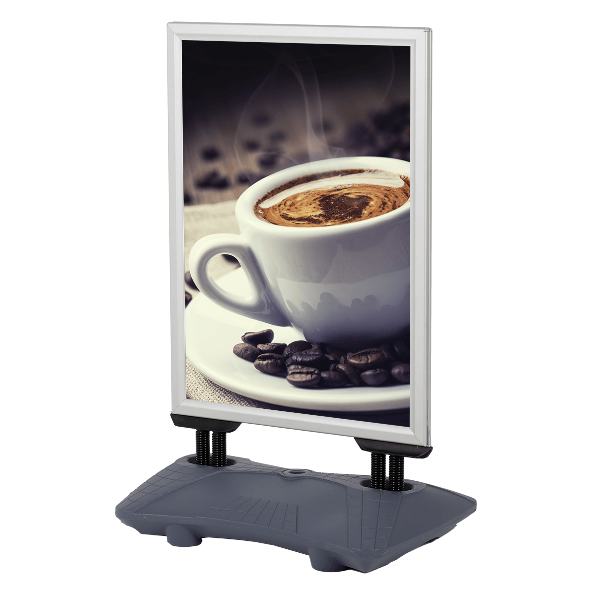 Cartel expositor "Wind", plateado - 7