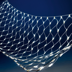 System light net for outdoor use, LED white, cable white, 250 x 120 cm - 0