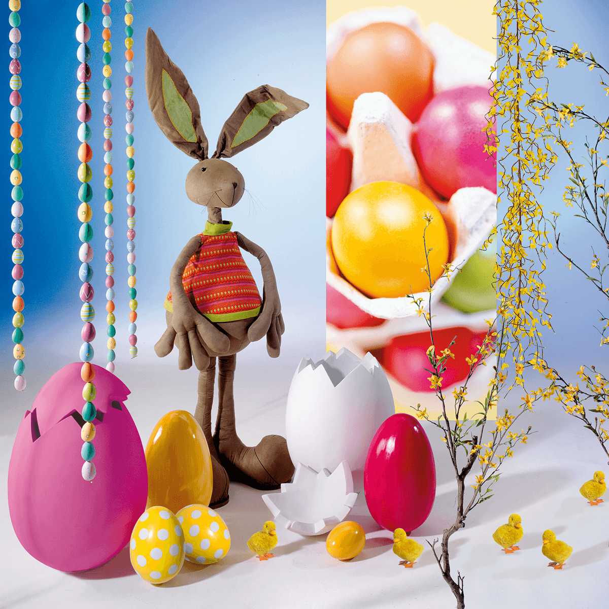 Decorative Easter egg, length 70 cm - 1