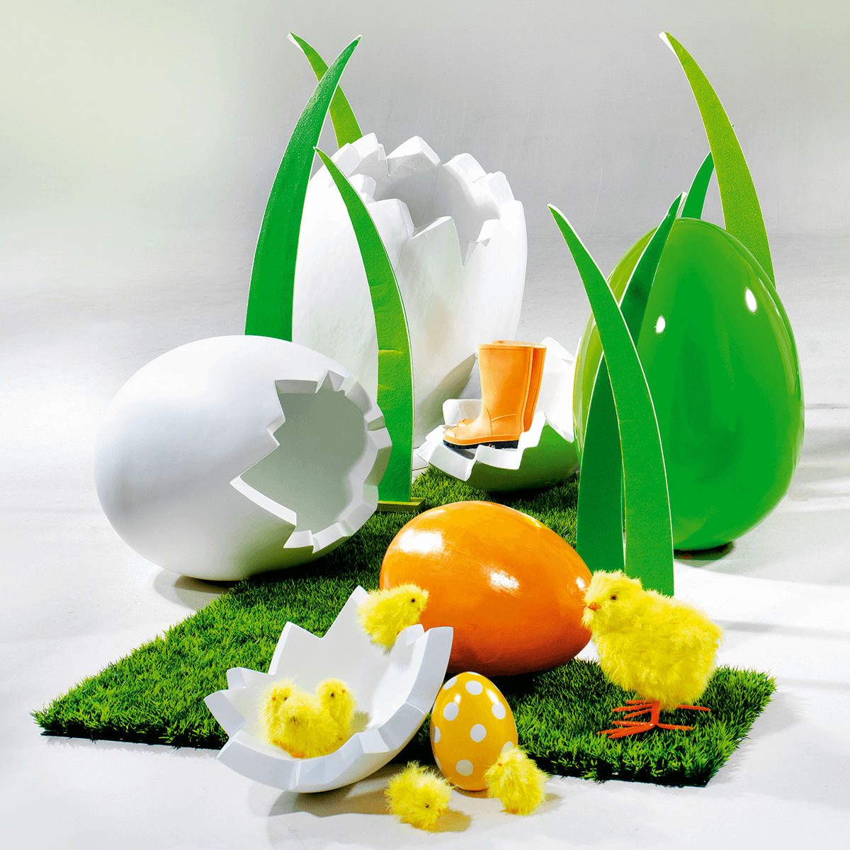 Decorative Easter egg, length 70 cm - 5