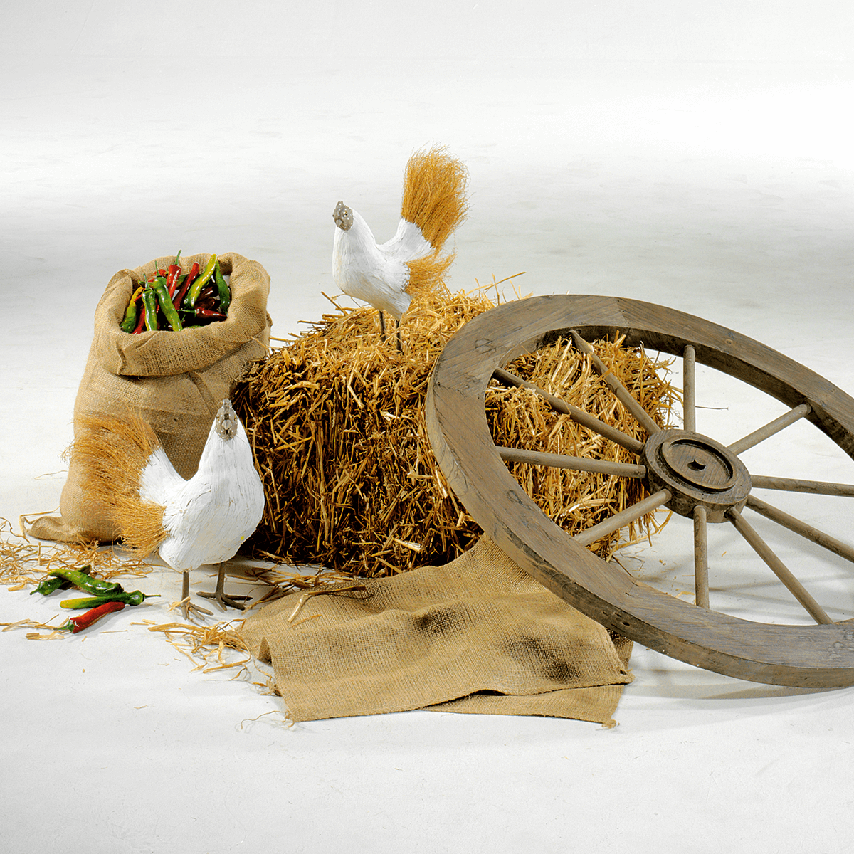 Jute bag length 80 cm, 5 pcs - 5 Jute bag length 80 cm, 5 pcs - 5
