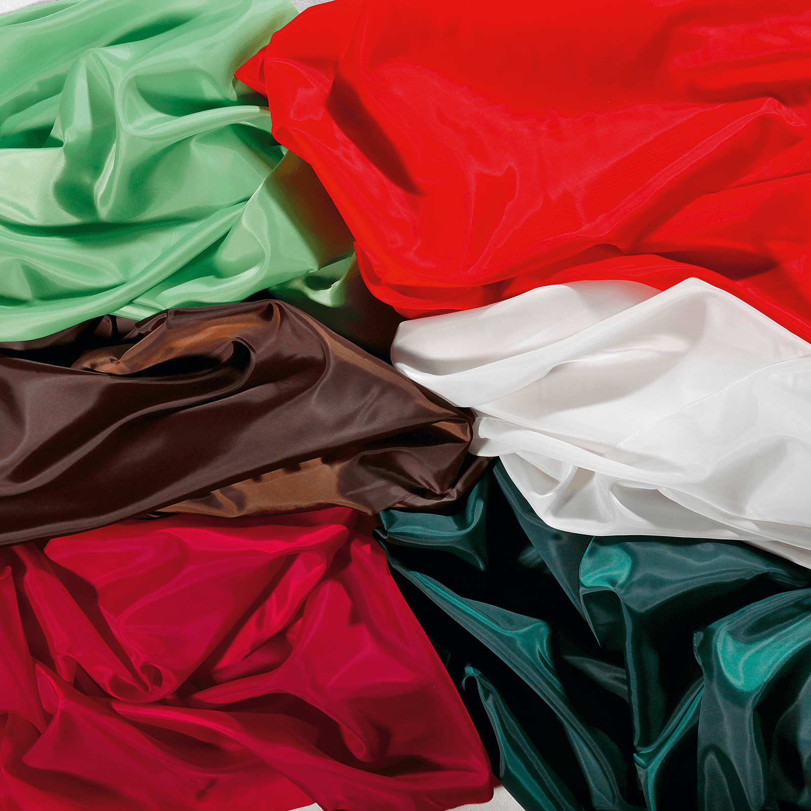 Seidentaft weiß, 150 cm breit - 6 Seidentaft weiß, 150 cm breit - 6