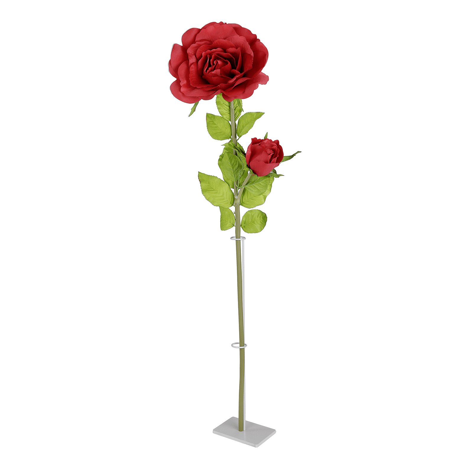 Giant rose with bud, 120 cm, Ø 25 cm - 2