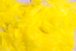 Plumas decorativas amarillas, 20 g - 1
