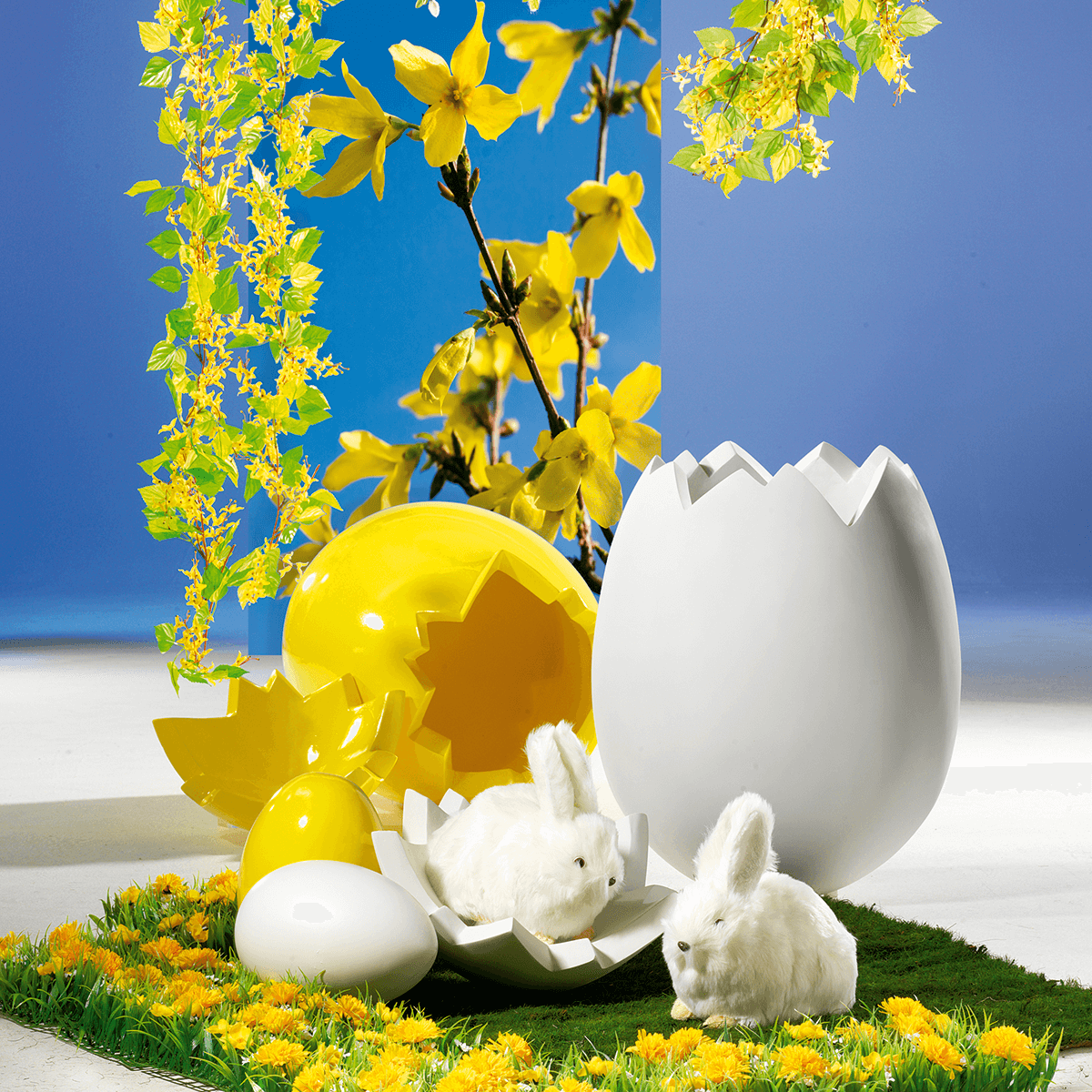 Oeuf de Pâques déco, long. 70 cm - 7