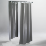 Half circle cabin curtain, 200 cm long, gray - 0