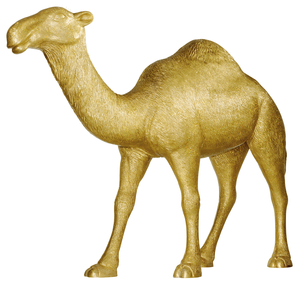 Decorative camel height 250 cm, gold