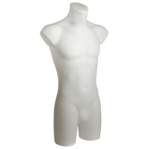 Plastic torso Mr. 90 cm, white