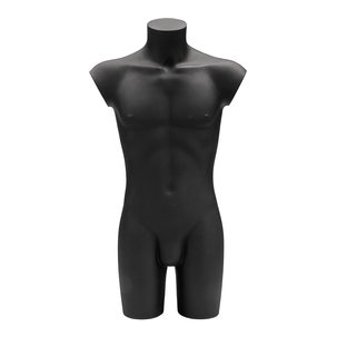 Kunststoff-Torso Herr 90 cm, schwarz